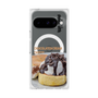 プレミアムスクエアケース with Pixelsnap［ ヴィレッジヴァンガードダイナー - チョコレート&クリームチーズパンケーキ ］