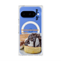 プレミアムスクエアケース with Pixelsnap［ ヴィレッジヴァンガードダイナー - チョコレート&クリームチーズパンケーキ ］