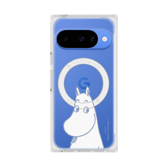 プレミアムスクエアケース with Pixelsnap［ MOOMIN - Familiar face ］