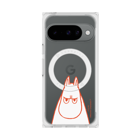 プレミアムスクエアケース with Pixelsnap［ MOOMIN - Angry face ］
