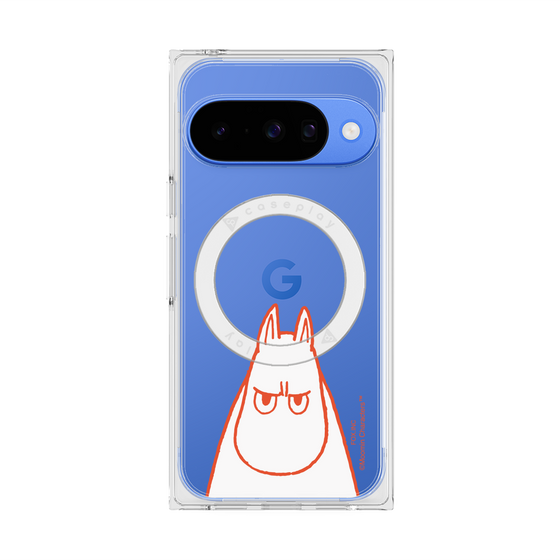プレミアムスクエアケース with Pixelsnap［ MOOMIN - Angry face ］