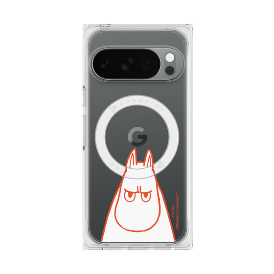 プレミアムスクエアケース with Pixelsnap［ MOOMIN - Angry face ］