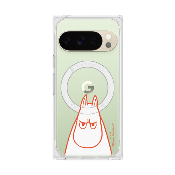 プレミアムスクエアケース with Pixelsnap［ MOOMIN - Angry face ］