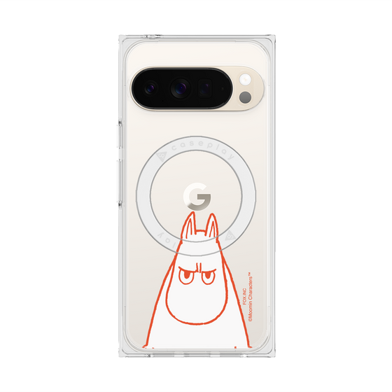 プレミアムスクエアケース with Pixelsnap［ MOOMIN - Angry face ］