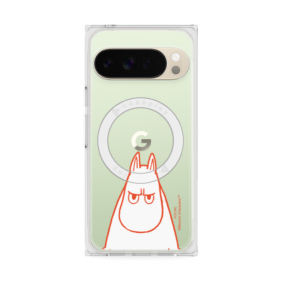 プレミアムスクエアケース with Pixelsnap［ MOOMIN - Angry face ］