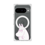 プレミアムスクエアケース with Pixelsnap［ MOOMIN - Fearful face ］