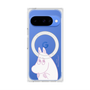 プレミアムスクエアケース with Pixelsnap［ MOOMIN - Fearful face ］