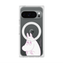プレミアムスクエアケース with Pixelsnap［ MOOMIN - Fearful face ］