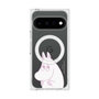 プレミアムスクエアケース with Pixelsnap［ MOOMIN - Fearful face ］