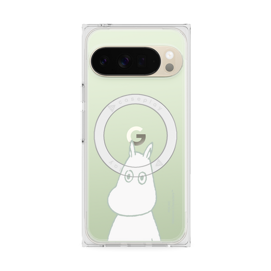 プレミアムスクエアケース with Pixelsnap［ MOOMIN - Troubled face ］