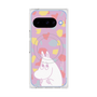 プレミアムスクエアケース with Pixelsnap［ MOOMIN - Fearful face - color ］