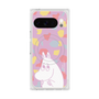 プレミアムスクエアケース with Pixelsnap［ MOOMIN - Fearful face - color ］