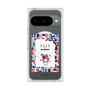 プレミアムスクエアケース with Pixelsnap［ ELLE×マイメロディ＆クロミ - トリコロールカラーグラフィック5 ］