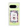 プレミアムスクエアケース with Pixelsnap［ ELLE×マイメロディ＆クロミ - トリコロールカラーグラフィック5 ］