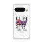 プレミアムスクエアケース with Pixelsnap［ ELLE×マイメロディ＆クロミ - 表紙風 ］