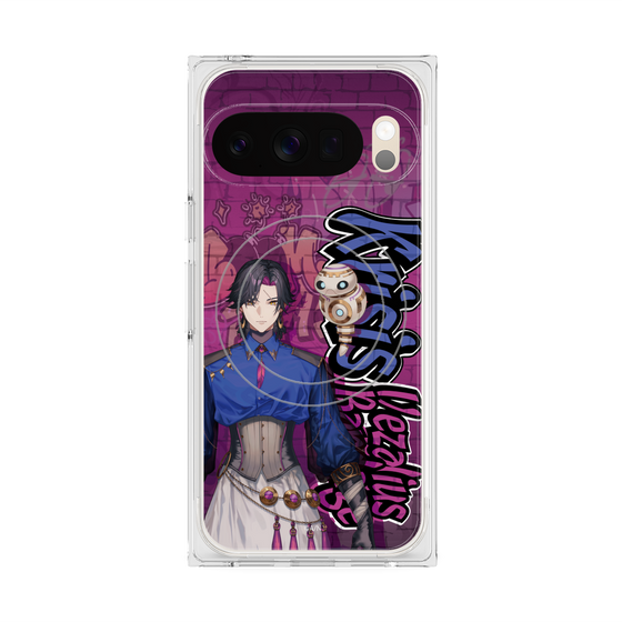プレミアムスクエアケース with Pixelsnap［ NIJISANJI EN - Vezalius Bandage - ストリート ］