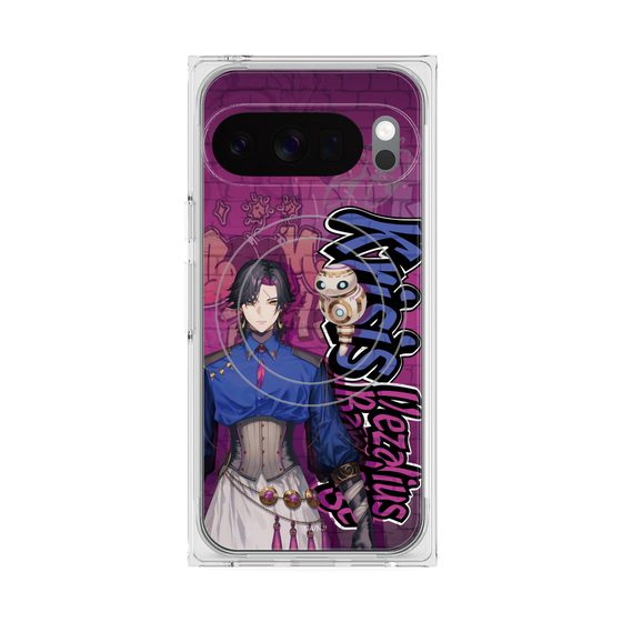 プレミアムスクエアケース with Pixelsnap［ NIJISANJI EN - Vezalius Bandage - ストリート ］