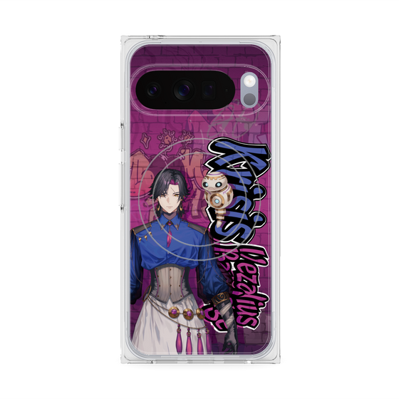 プレミアムスクエアケース with Pixelsnap［ NIJISANJI EN - Vezalius Bandage - ストリート ］