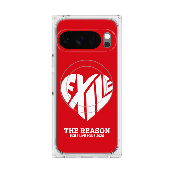 プレミアムスクエアケース with Pixelsnap［ EXILE LIVE TOUR 2025 "THE REASON" - ハートロゴ ］