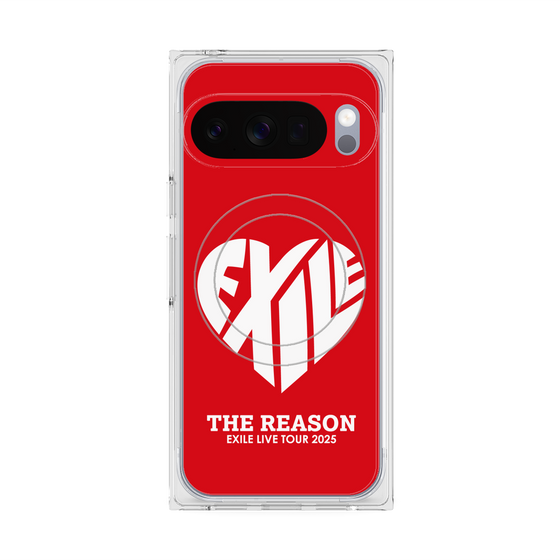 プレミアムスクエアケース with Pixelsnap［ EXILE LIVE TOUR 2025 "THE REASON" - ハートロゴ ］