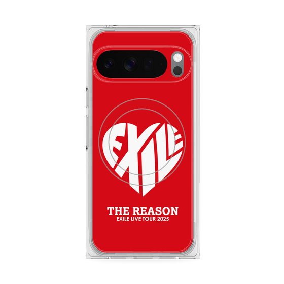 プレミアムスクエアケース with Pixelsnap［ EXILE LIVE TOUR 2025 "THE REASON" - ハートロゴ ］