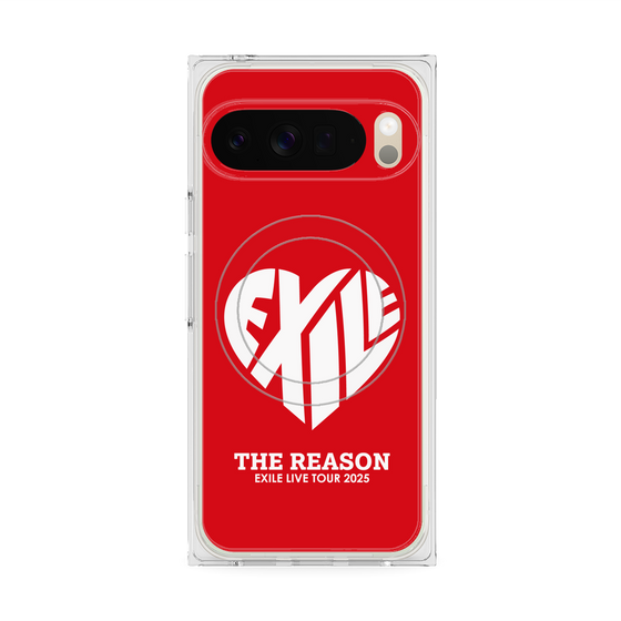 プレミアムスクエアケース with Pixelsnap［ EXILE LIVE TOUR 2025 "THE REASON" - ハートロゴ ］