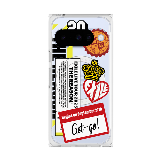 プレミアムスクエアケース with Pixelsnap［ EXILE LIVE TOUR 2025 "THE REASON" - ステッカー ］