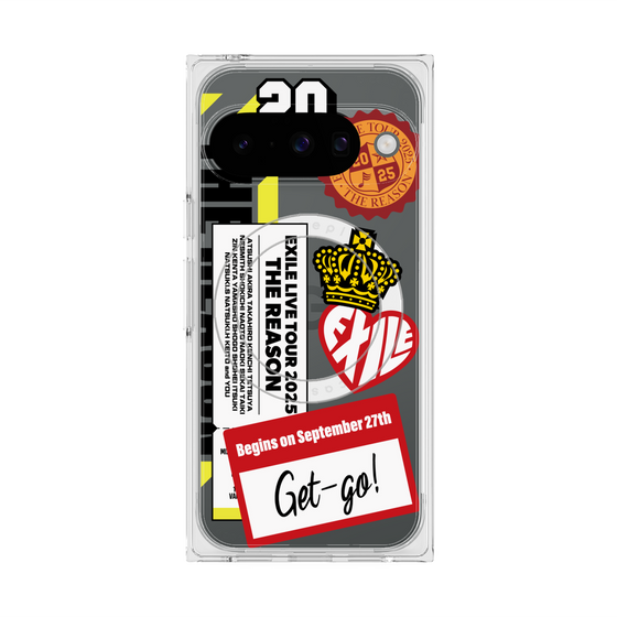 プレミアムスクエアケース with Pixelsnap［ EXILE LIVE TOUR 2025 "THE REASON" - ステッカー ］