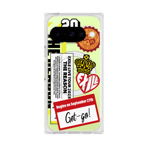 プレミアムスクエアケース with Pixelsnap［ EXILE LIVE TOUR 2025 "THE REASON" - ステッカー ］