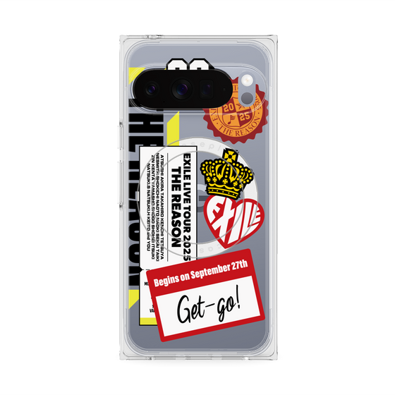 プレミアムスクエアケース with Pixelsnap［ EXILE LIVE TOUR 2025 "THE REASON" - ステッカー ］