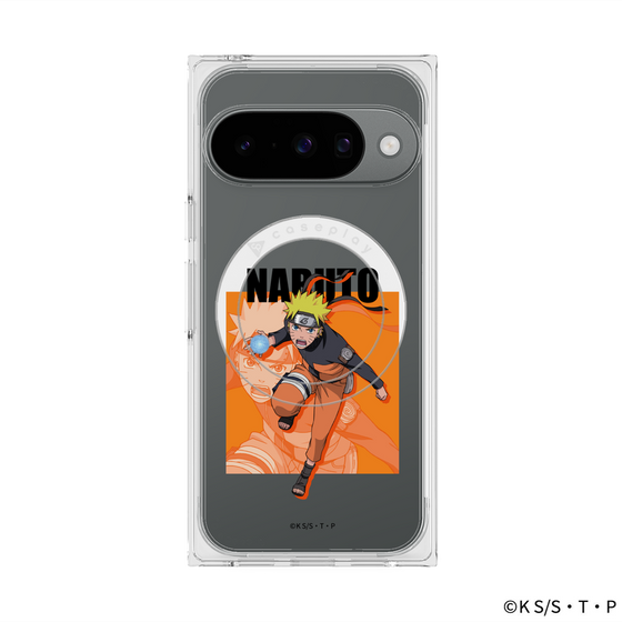 プレミアムスクエアケース with Pixelsnap［ NARUTO -ナルト- 疾風伝 - うずまきナルト ］