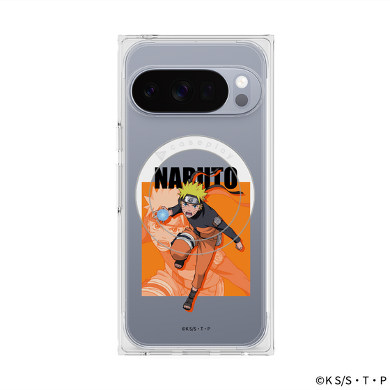 プレミアムスクエアケース with Pixelsnap［ NARUTO -ナルト- 疾風伝 - うずまきナルト ］