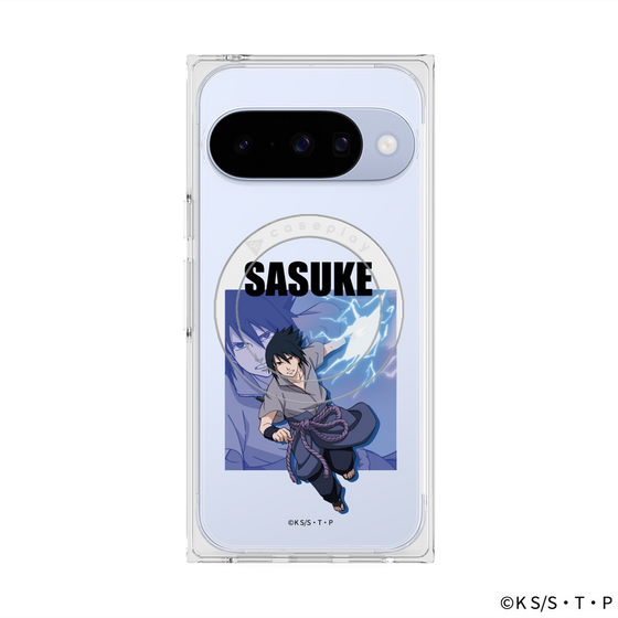 プレミアムスクエアケース with Pixelsnap［ NARUTO-ナルト- 疾風伝 - うちはサスケ ］