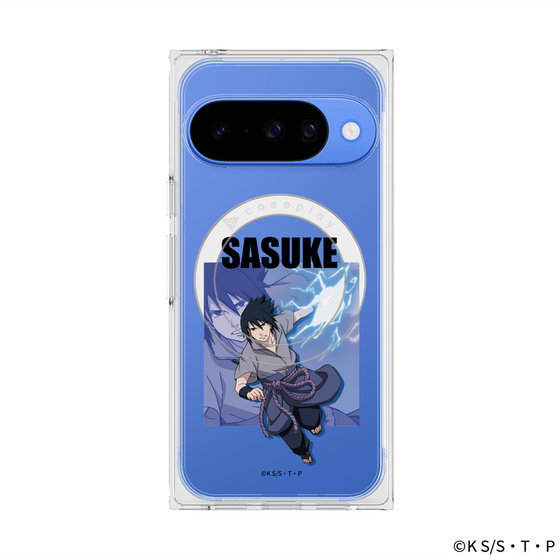 プレミアムスクエアケース with Pixelsnap［ NARUTO -ナルト- 疾風伝 - うちはサスケ ］