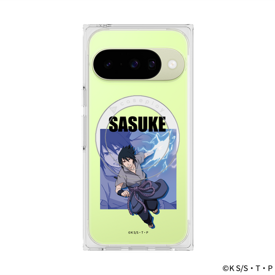 プレミアムスクエアケース with Pixelsnap［ NARUTO -ナルト- 疾風伝 - うちはサスケ ］