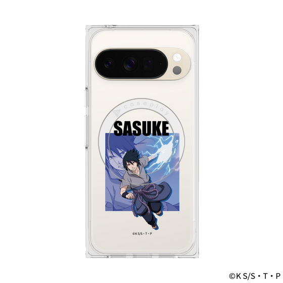 プレミアムスクエアケース with Pixelsnap［ NARUTO-ナルト- 疾風伝 - うちはサスケ ］