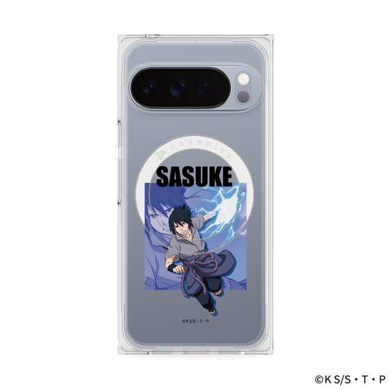 プレミアムスクエアケース with Pixelsnap［ NARUTO -ナルト- 疾風伝 - うちはサスケ ］