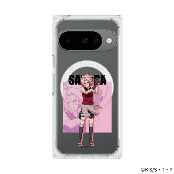 プレミアムスクエアケース with Pixelsnap［ NARUTO -ナルト- 疾風伝 - 春野サクラ ］