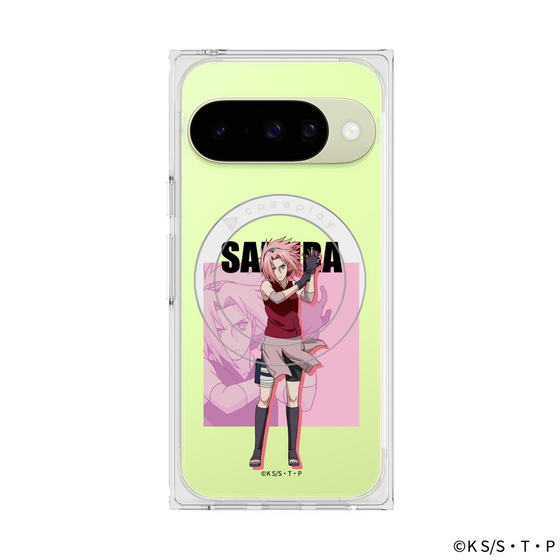 プレミアムスクエアケース with Pixelsnap［ NARUTO -ナルト- 疾風伝 - 春野サクラ ］