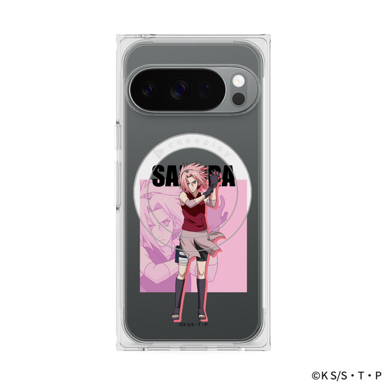 プレミアムスクエアケース with Pixelsnap［ NARUTO -ナルト- 疾風伝 - 春野サクラ ］