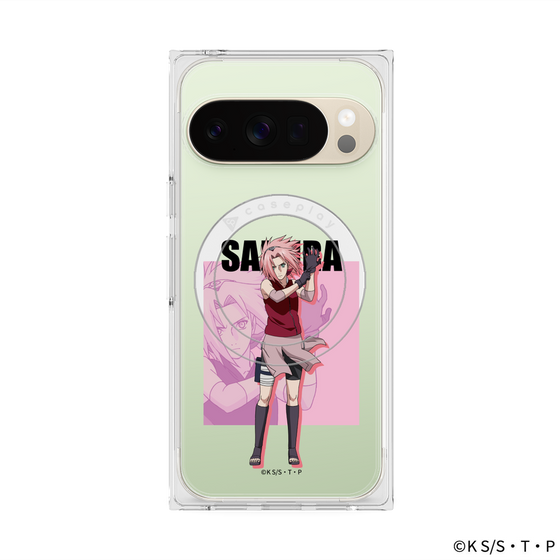 プレミアムスクエアケース with Pixelsnap［ NARUTO -ナルト- 疾風伝 - 春野サクラ ］