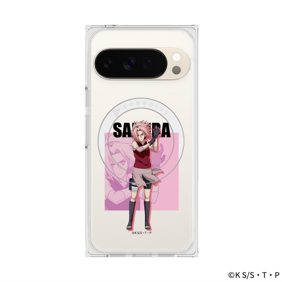 プレミアムスクエアケース with Pixelsnap［ NARUTO-ナルト- 疾風伝 - 春野サクラ ］