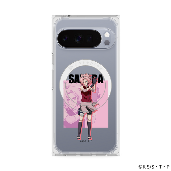 プレミアムスクエアケース with Pixelsnap［ NARUTO -ナルト- 疾風伝 - 春野サクラ ］