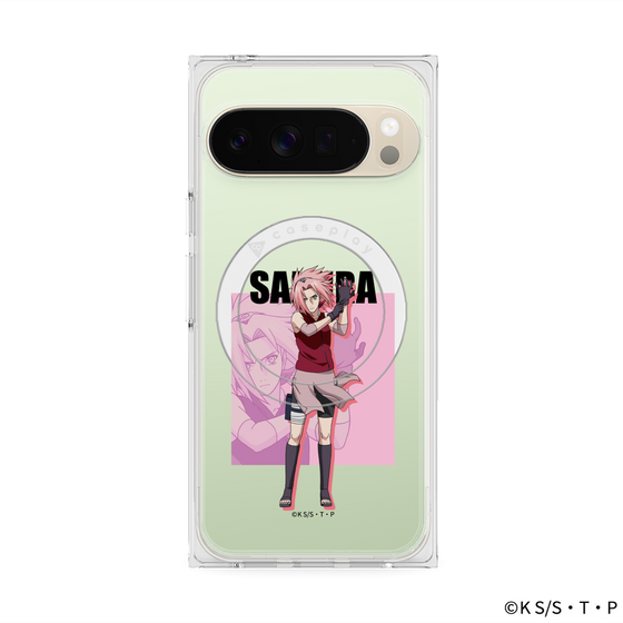 プレミアムスクエアケース with Pixelsnap［ NARUTO -ナルト- 疾風伝 - 春野サクラ ］