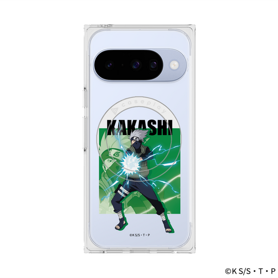 プレミアムスクエアケース with Pixelsnap［ NARUTO-ナルト- 疾風伝 - はたけカカシ ］