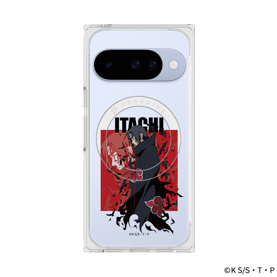 プレミアムスクエアケース with Pixelsnap［ NARUTO-ナルト- 疾風伝 - うちはイタチ ］