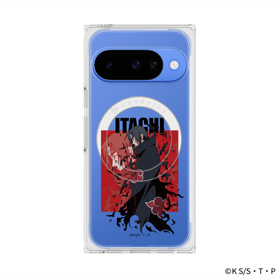 プレミアムスクエアケース with Pixelsnap［ NARUTO -ナルト- 疾風伝 - うちはイタチ ］