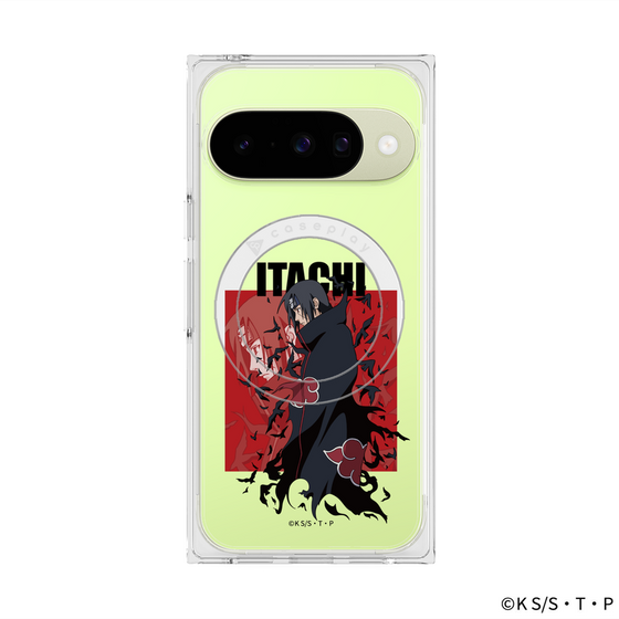 プレミアムスクエアケース with Pixelsnap［ NARUTO -ナルト- 疾風伝 - うちはイタチ ］