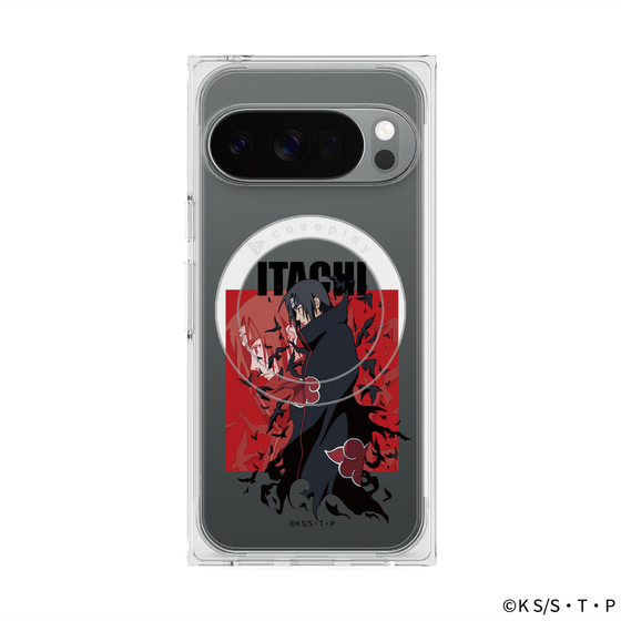 プレミアムスクエアケース with Pixelsnap［ NARUTO -ナルト- 疾風伝 - うちはイタチ ］