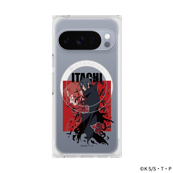 プレミアムスクエアケース with Pixelsnap［ NARUTO -ナルト- 疾風伝 - うちはイタチ ］